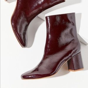 Urban Outfitters Alana Crinkle Patent Boots